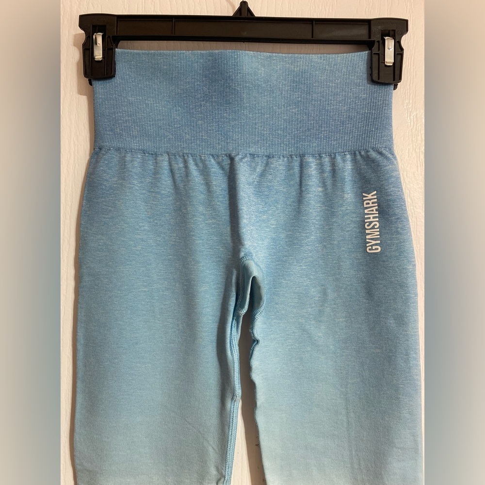 NWOT Gymshark Blue Ombré Athleisure Activewear Workout Gym Leggings Size XS - Picture 4 of 9